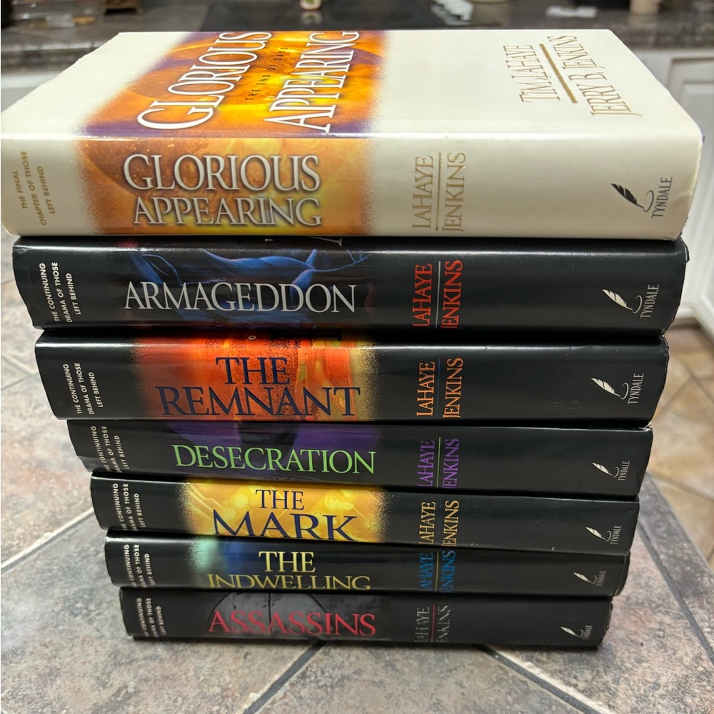 The Left Behind series books, 7 total, excellent condition